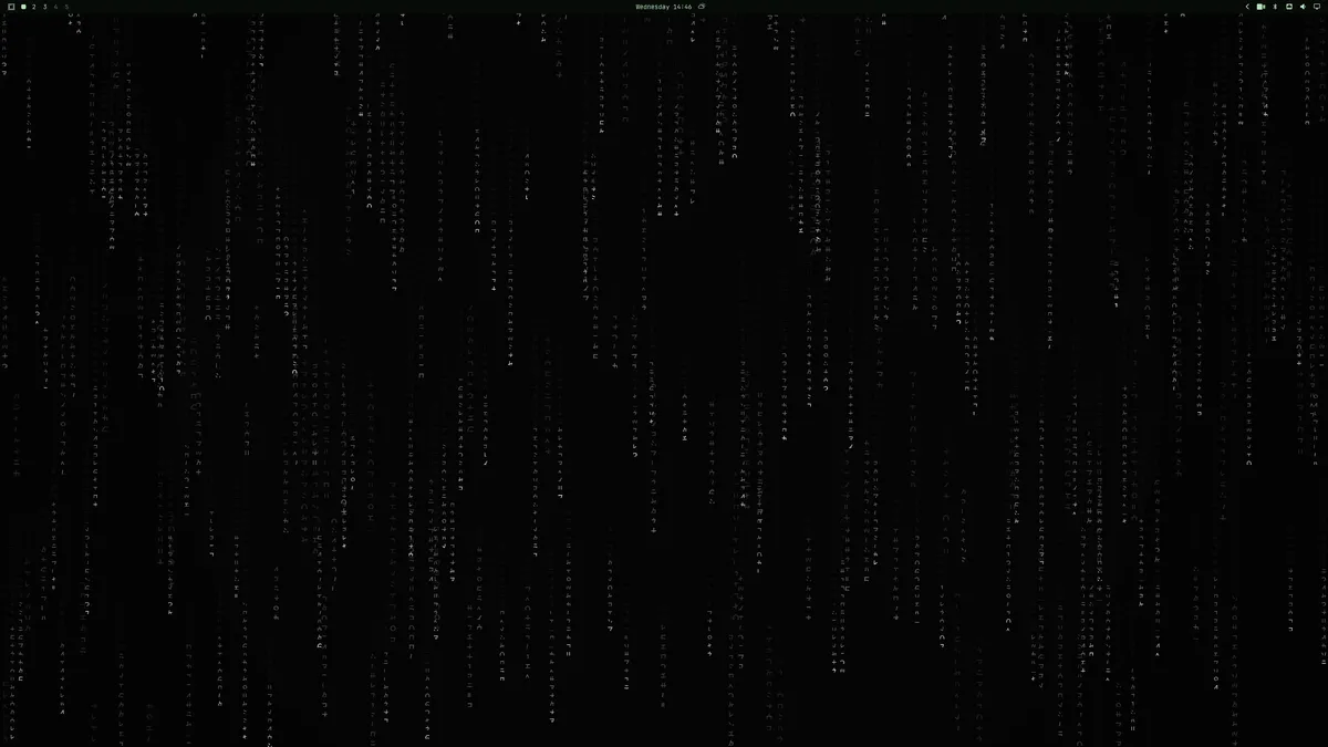 Motyw Matrix — zrzut ekranu