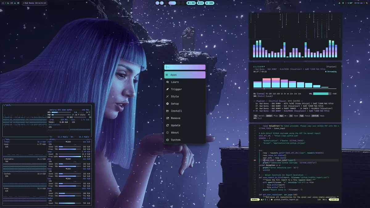 Motyw Moodpeak — zrzut ekranu